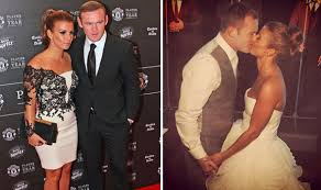 Wayne and coleen rooney share a kiss after manchester united beat blackpool to take home their 19th premier league title. Coleen Rooney Posts Throwback Wedding Picture To Celebrate Seven Years Of Marriage Celebrity News Showbiz Tv Express Co Uk