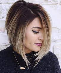 Ombre Hair Cheveux Courts Carre Plongeant Shortbob Bob Hair Color Edgy Haircuts Hair Styles