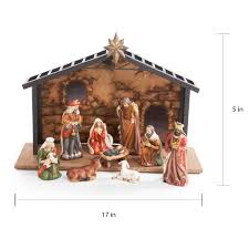 From navy paint and floral wallpaper according to the experts at modiani kitchens, the trend in 2020 is to choose one or several elements, like the kitchen island, kitchen wall cabinets, or. Kurt Adler 3 5 5 Inch Porcelain 10 Piece Nativity Set Multi