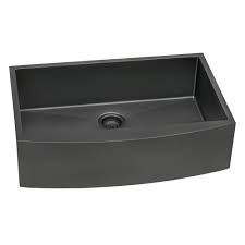 Today's sink manufacturers are crafting farm sinks from a diverse array of materials, including stone, stainless steel, porcelain, concrete, and. 33 Inch Apron Front Farmhouse Kitchen Sink Gunmetal Black Matte Stainless Steel Single Bowl Ruvati Usa