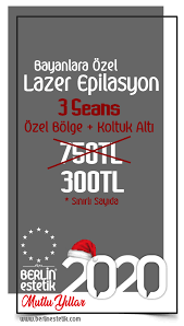 Yeni Yila Ozel Lazerepilasyon Uygulamasi 3 Seans Ozel Bolge Koltuk Alti 750tl Yerine Nakit 300tl Sonuc Odakli Epilasyon Nasil Mi Epilasyon Dalga Yilan