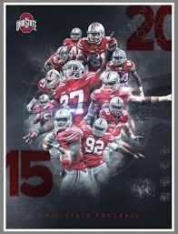 2015 The Ohio State University Official Football Media Guide Cover Ohio State Football Ohio State Buckeyes Football Buckeye Nation