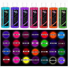 The following colors glow under black light: Special Effects Semi Permanent Hair Dye Shopee Singapore