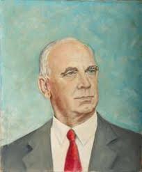 Styret i Brufoss Idrettslag ved baneåpninga den 22/6-1951. Fra venstre er  Tore Bårdseth, Even Krokengen, Karl Nygård, Jarle Lunde, Ole Skar.  Brufossbana/Kvernstubrua, Ringsaker. -Anno Domkirkeodden