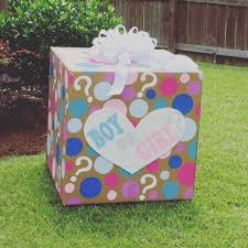 Gender Reveal Balloon Box But Don T Release The Balloons Outside Gender Reveal Balloon Box Gender Reveal Balloon Box Diy Gender Reveal Party Decorations