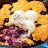 Learn the easy way to make a canned peach cobbler. 1
