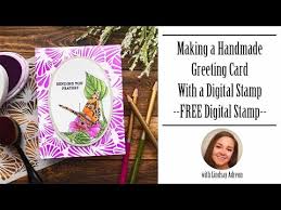 Add the rectangle element if we need more frames. Let S Make A Card With A Free Digital Stamp Youtube
