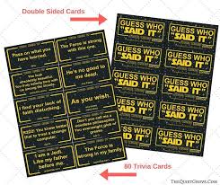 The star wars stories take place a. Free Printable Guess Who Said It Star Wars Edition Trivia Game The Quiet Grove