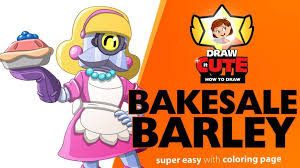 Enemies take damage from the splash, and more damage over time if they stay in the puddle. How To Draw Bakesale Barley Brawl Stars Draw It Cute
