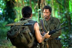 There was the famous method actor kirk lazarus played by robert downey jr. Robert Downey Jr Criticized For His Ironic Use Of Blackface In Tropic Thunder Decider
