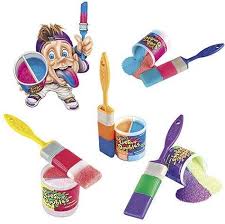 You can make 4 paint brush lollipops at one time with this mold. Lollipop Paint Shop Candy Nostalgia