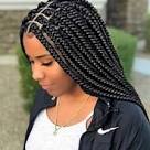 10 Eye-catching Box Braids Medium Length Hairstyles | New ...