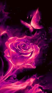 Butterflies But Blue Instead Of Pink Beautiful Flowers Images Beautiful Dark Art Beautiful Wallpapers