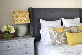 Create a stylish space with home accessories from west elm. Gray And Yellow Bedroom Contemporary Bedroom Sherwin Williams Anew Gray Sarah M Dorsey Designs