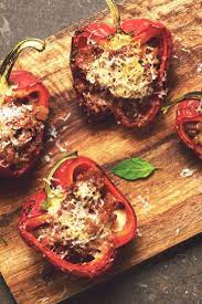 Quorn Meatless Stuffed Peppers Recipe Vegetarian Stuffed Peppers Recipes Quorn Recipes