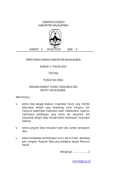 Surat keputusan kepala desa pengurus bkd. Contoh Surat Keputusan Kepala Desa Tentang Pungutan Bagi Contoh Surat