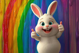 148 Ai Image Generative Illustration Bunny Rabbit Smile Stock Photos