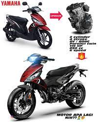 Selain mio sport, mio j juga bisa dimodifikasi dengan mudah dan biaya untuk memodifikasinya. Yamaha Mio J Dijejalkan Mesin Dan Bodi Ktm 890 Duke R Jadi Hypermotard Banget Motorplus