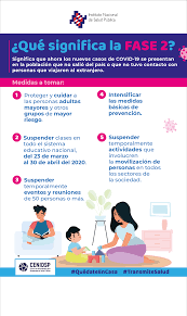 Conceito e significado de 1/2: Fases De La Epidemia Por Covid 19