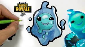 Tuto Dessin Skin Gluant Bleu Fortnite Saison 11 Chapitre 2 Saison 1 Youtube