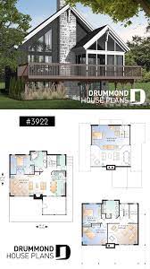 Discover The Plan 3922 The Sun Stream 1 Which Will Please You For Its 1 2 3 4 Bedrooms And For Its Cottage Chalet Cabin Styles In 2021 Country Cottage House Plans Lake Houses Exterior Cabin House Plans