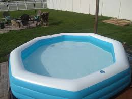 Summer Waves 10 Octagonal Inflatable Family Pool Big Lots In 2020 Family Pool Stock Tank Pool Diy Inflatable Pool