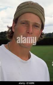 Tom Hart Dyke creating a design for a garden during his kidnapping ordeal  in Colombia The World Garden, Lullingstone castle,UK Stock Photo