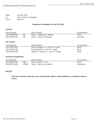 State of Wisconsin CORRESPONDENCE/MEMORANDUM