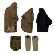 With over 55 years of experience working with law enforcement, public safety and the military, safariland has created a rich heritage in being known has the worldwide leader in holsters, body armor and duty gear. Safariland Marsoc Kit Glock 19 Ag Tactical