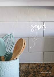 Faux Subway Tile Backsplash Wallpaper Wallpaper Backsplash Kitchen Backsplash Wallpaper Decorative Backsplash