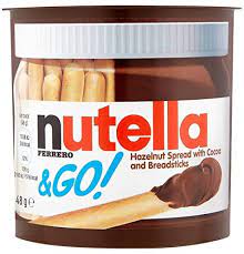 Nutella Ferrero Go Hazelnut Spread With Cocoa And Breadsticks 48g Pack Of 12 X 48g Amazon Co Uk Grocery