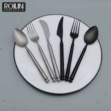 For casual events, one needs just a basic table setting: China Matte Color Design Fork Knife Spoon For Hotel And Restaurant China Table Knife And Table Fork Price