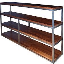If you prefer adjustable shelves, you can buy metal tracks and clips from a hardware shop. Steel Bookcases Ideas On Foter