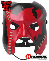 An adjustable strap keeps the mask attached and ensures a snug and comfortable fit. Kane Version 1 Adult Size Replica Mask Ringside Collectibles