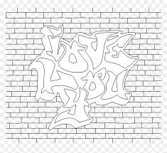 Simple, exciting and easy, coloring pages of tag graffiti are famous everywhere and are made with markers, pens or initials. Graffiti Word Coloring Pages Graffiti Wall Art Colouring Pages Hd Png Download Vhv