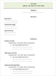 Hope you find a good job. 46 Blank Resume Templates Doc Pdf Free Premium Templates