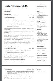The latex template on which my own cv is based is available below and may be used freely by anyone interested in creating their own cv or resume in latex. Write A Latex Resume Don T Use A Template Leah Velleman