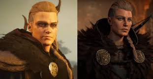 Here's the amazing looking female Eivor as well for those who are unsure  about male Eivor. The amount of polishment Ubisoft managed to do in little  time is insane. Left=July, Right= October. :