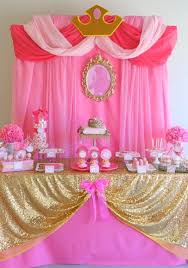 Pin By Carmen Alicia Petit Primera On Kids Party Ideas 2 Princess Party Decorations Pink Princess Party Disney Princess Party