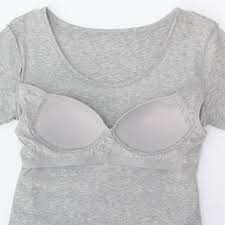 シルク入りカップ付半袖ワンピース 婦人ｘｓ チャコールグレー ボーダー 無印良品ネットストア チャコールグレー 無印良品 半袖