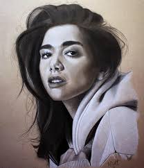 M.Scott Pencil Portrait Art