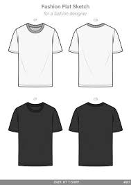 Vector Apparel Templates And Fashion Flat Sketches Tee Shirt Fashion Shirt Sketch T Shirt Sketch