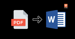 Pdfs are very useful on their own, but sometimes it's desirable to convert them into another type of document file. Pdf To Word Converter How To Convert Pdf To Doc For Free On Desktop And Mobile Phones 91mobiles Com