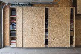 loading diy sliding door diy garage storage garage storage shelves