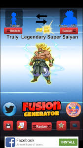 Dragon ball fusion generator is a fun mini game that allows to create interesting (and ridiculous) fusions between characters from the dragon ball world. Dbz Fusion Generater Fandom