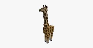 The giraffe (giraffa) is an african artiodactyl mammal, the tallest living terrestrial animal and the largest ruminant. Giraffe Girafa Minecraft Png Image Transparent Png Free Download On Seekpng