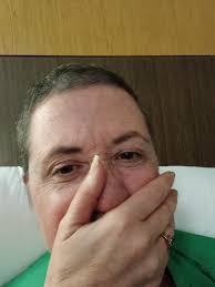 On this very day one year ago I had enough strength in my hand to call my  daughter tell her to come because the paramedics weren't going to be able  to get