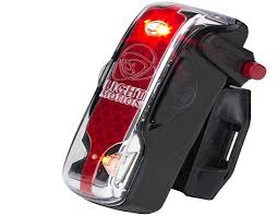Can be left on the helmet all the time since it only weighs 136 grams. Light And Motion Light Motion Vis 180 Pro Bike Tail Light