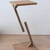 Slim modern white floating nightstand, wall mount bedside table, floating end table. 1