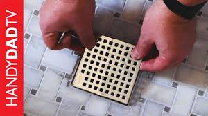 A clogged shower drainage system will result in annoying flooding that you want to avoid at all costs. How To Choose A Shower Drain Master Bath Remodel Part 11 Youtube